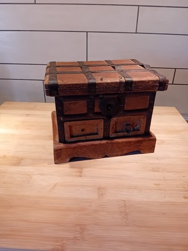 Antico baule scrigno - baule, legno