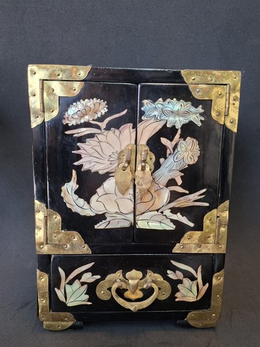 Scatola portagioie chinoiserie - scatola,
