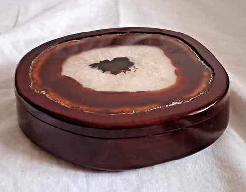 Vintage scatola legno porta - scatola,