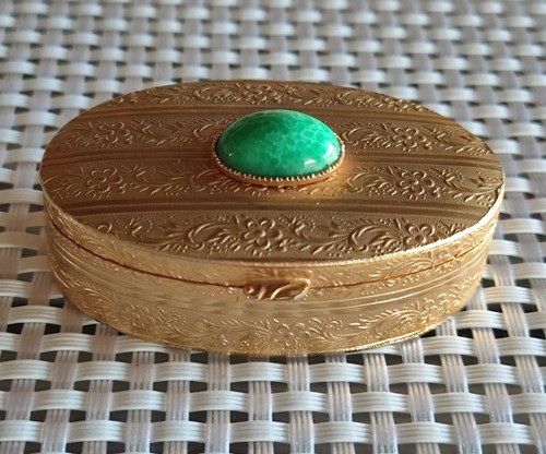 Scatolina vintage dorata