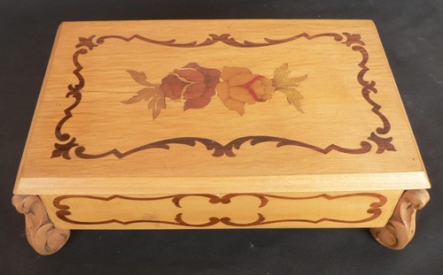 Portagioie con intarsi - ,